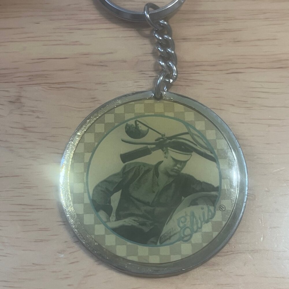 Rare 2002 Elvis Souvenir Wertheimer Collection Motorcycle Keychain